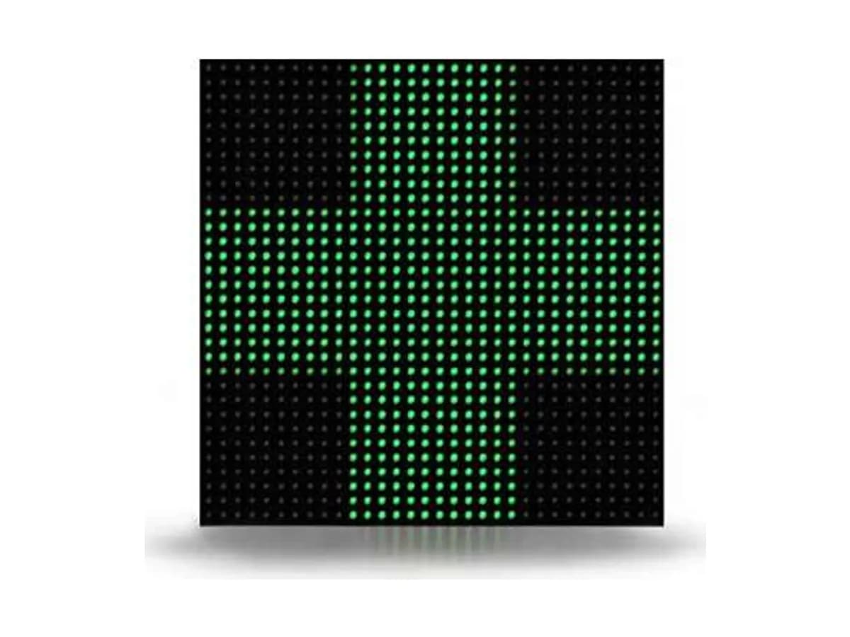 Croce a LED da vetrina modello WCross